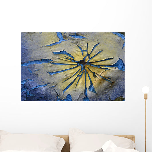 Weathered Paint Old Drawer Wall Decal