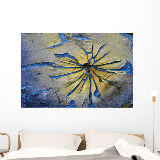 Weathered Paint Old Drawer Wall Decal