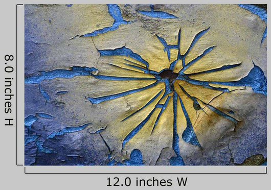Weathered Paint Old Drawer Wall Decal