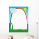 Rainbow Frame Decorated Wall Decal