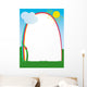 Rainbow Frame Decorated Wall Decal