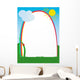 Rainbow Frame Decorated Wall Decal