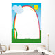 Rainbow Frame Decorated Wall Decal