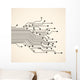 Abstract Circuit Wall Decal