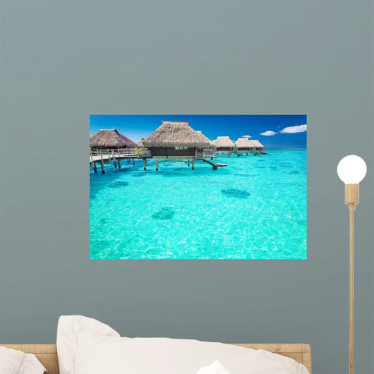 Water Villas Ocean Wall Decal