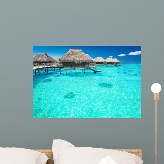 Water Villas Ocean Wall Decal