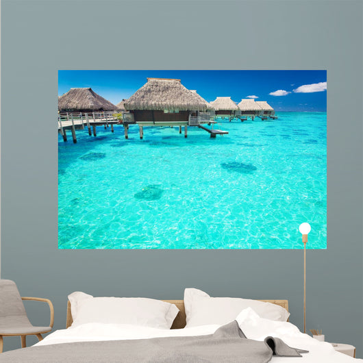 Water Villas Ocean Wall Decal