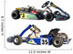 Two Go Karts Wall Decal