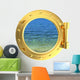Porthole with Water Wall Decal