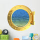 Porthole with Water Wall Decal