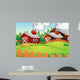 Cartoon Farm Landscape Wall Decal