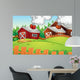 Cartoon Farm Landscape Wall Decal