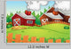 Cartoon Farm Landscape Wall Decal
