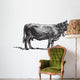 Swiss Cattle Breed Vintage Wall Decal
