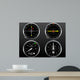 Airplane Flying Instruments Wall Decal