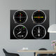 Airplane Flying Instruments Wall Decal