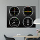 Airplane Flying Instruments Wall Decal
