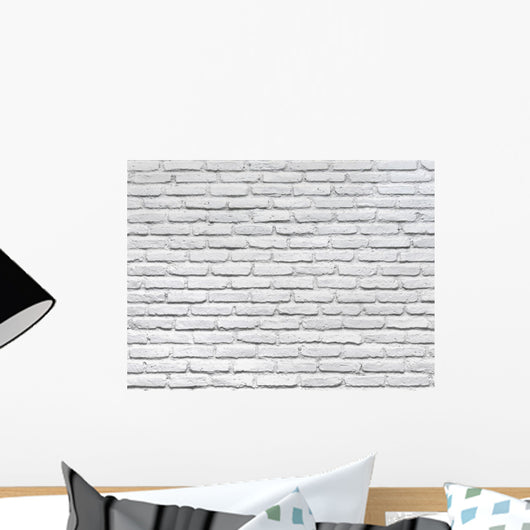 White Brick Wall for Wall Decal
