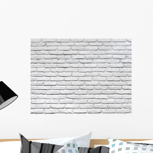 White Brick Wall for Wall Decal