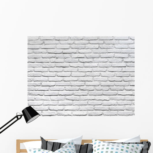 White Brick Wall for Wall Decal