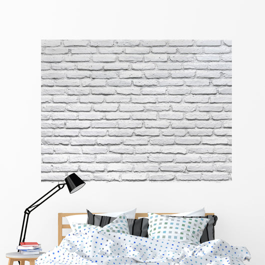 White Brick Wall for Wall Decal