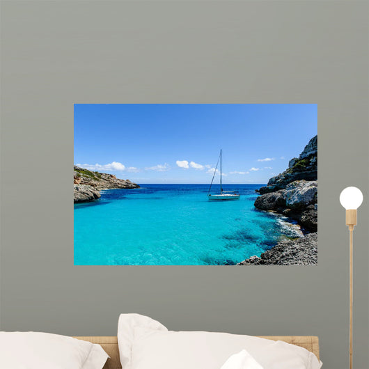 Sailing Boat Anchor Paradise Wall Decal