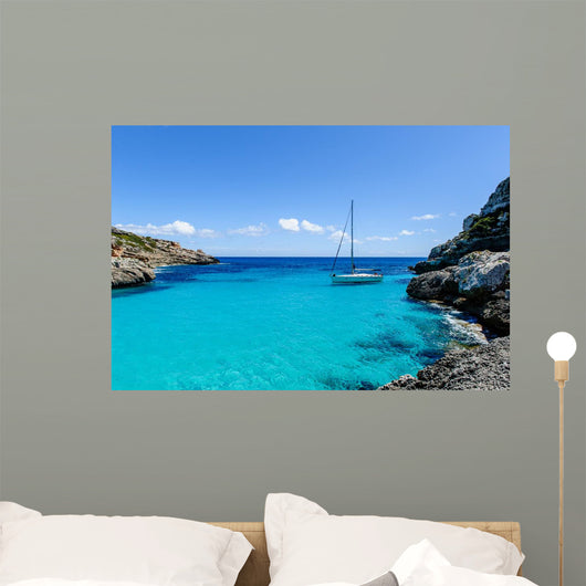 Sailing Boat Anchor Paradise Wall Decal