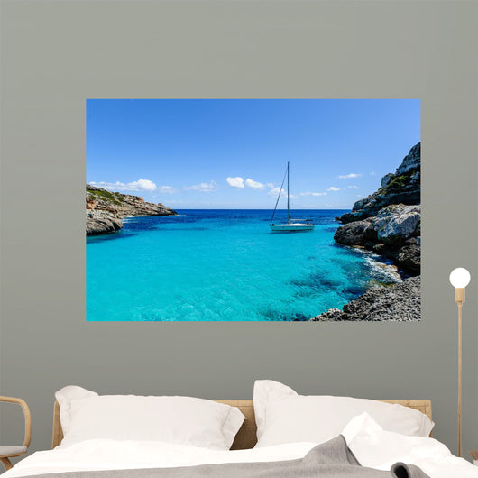 Sailing Boat Anchor Paradise Wall Decal
