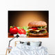 Hamburger and Vegetables Wall Decal