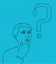 Thinking Man with Question Wall Decal
