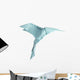 origami isolated hummingbird Wall Decal