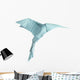 origami isolated hummingbird Wall Decal