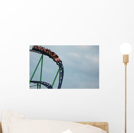Roller Coaster Drop Curve Wall Decal