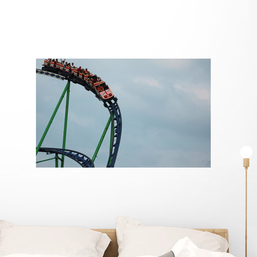 Roller Coaster Drop Curve Wall Decal