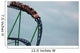 Roller Coaster Drop Curve Wall Decal