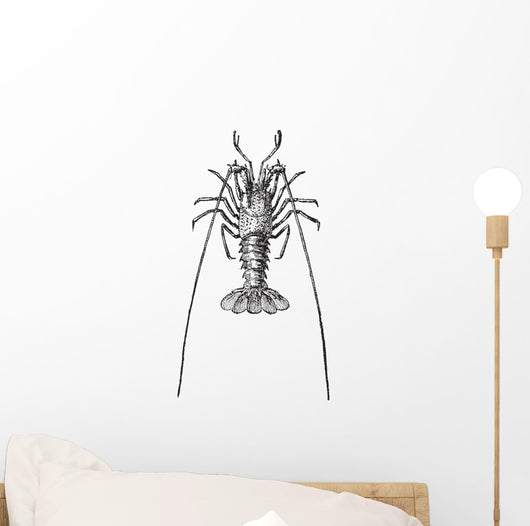 Crayfish or Crawdads Vintage Wall Decal