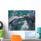 Dolphins Love Wall Decal