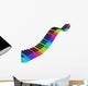 Rainbow Piano Keys Wall Decal