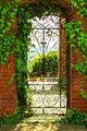 Gate Leaves Wall Decal
