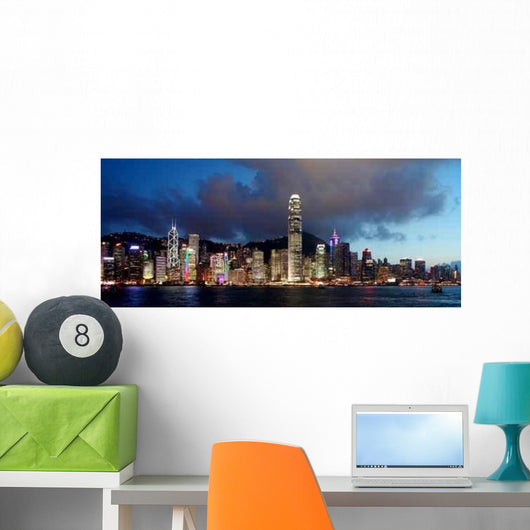Skyline Hong Kong Wall Decal