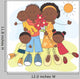 Happy African American Family Wall Decal