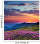 Mountain Landscape at Sunset Wall Decal