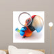 CG Parrot with Magnifying Glass Wall Decal
