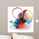 CG Parrot with Magnifying Glass Wall Decal