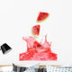 Watermelon and Juice Wall Decal