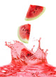 Watermelon and Juice Wall Decal