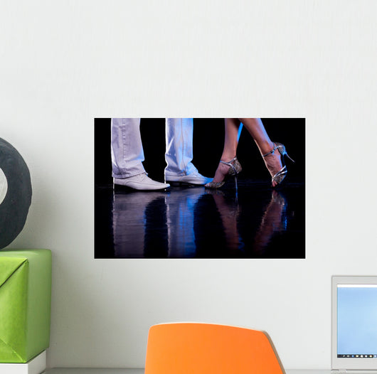 Dancing Couple's Feet Wall Decal