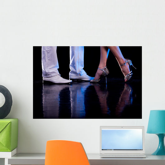 Dancing Couple's Feet Wall Decal