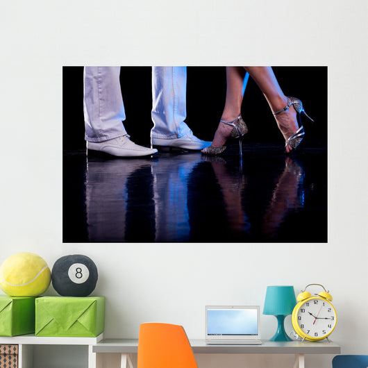 Dancing Couple's Feet Wall Decal