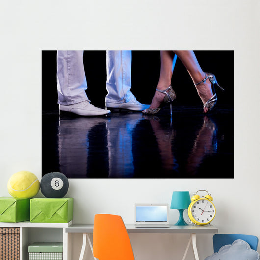 Dancing Couple's Feet Wall Decal